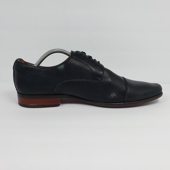 Florsheim Postino Cap Mens Size 11 D Black Leather Oxford Dress Shoes 15149-001 main image 11